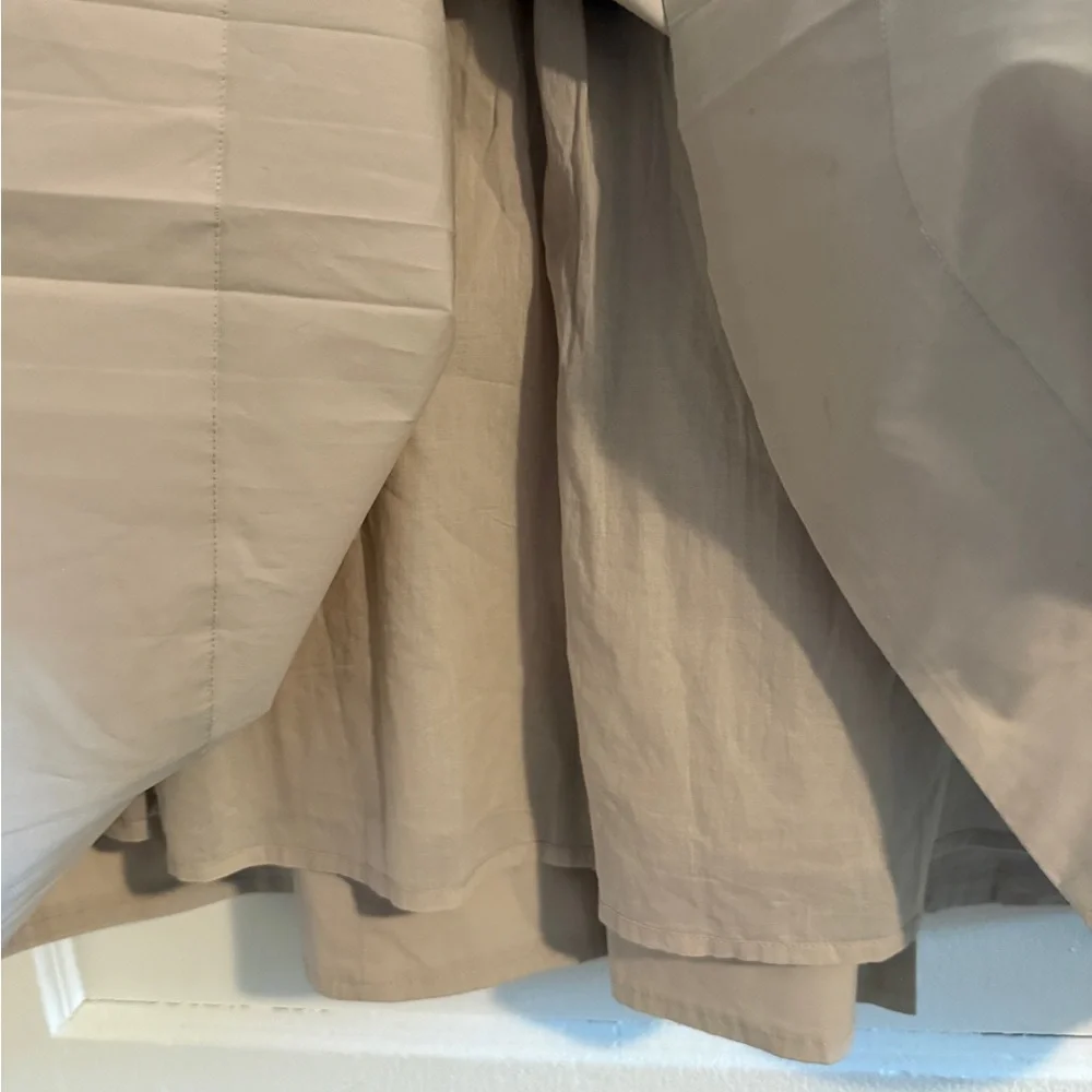 Babaton Artizia Chandelier Poplin High Rise Cotton Poplin Maxi Skirt Matte Pearl - Picture 8 of 15